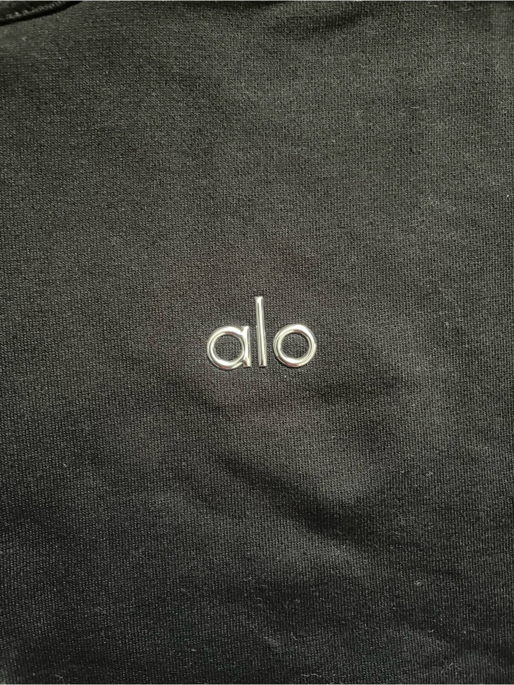 Alo Yoga Accolade Black Quarter Zip Pullover - Picture 4 of 7